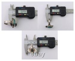 Navajo Ring 925 Silver Natural Turquoise Native American Artist C. 80's