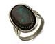 Navajo Ring. 925 Silver Spiderweb Turquoise Native American Artist C. 1980's