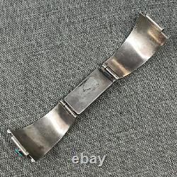 Navajo Watch Bracelet Sterling Silver Turquoise Floral Native American Vintage