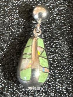 Navajo sterling silver wilson davis maker exquisite one of a kind necklace set