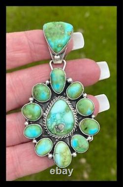 Navajobig Sscluster Pendant Sonoran Gold Turquoise Geraldine James