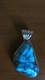 New Native American Navajo Turquoise Nugget Style Pendant By H. Spencer Handmade