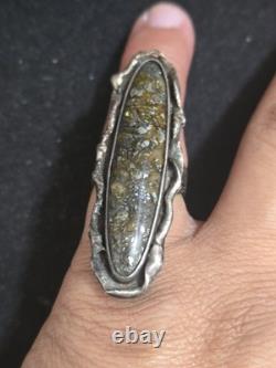 Old Native American Navajo sterling ring