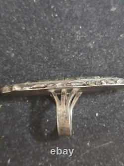 Old Native American Navajo sterling ring