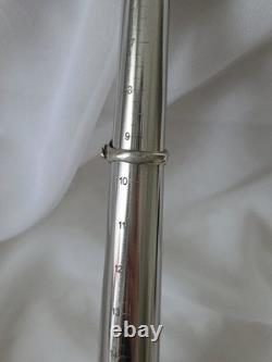 Old Pawn Sterling Snake Ring Coral & Turquoise Sz 9.5