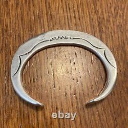 Orville Tsinnie Cuff Bracelet Sterling Silver Gorgeous 6.25 Vintage