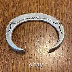 Orville Tsinnie Cuff Bracelet Sterling Silver Gorgeous 6.25 Vintage