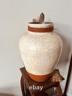 Pat Pauli Native American Large Vase Authentic. Navajo