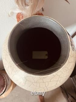 Pat Pauli Native American Large Vase Authentic. Navajo