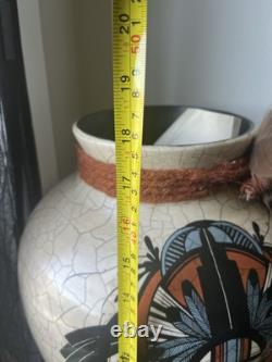 Pat Pauli Native American Large Vase Authentic. Navajo