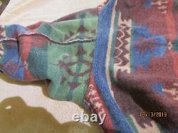 Polo Ralph Lauren Native American Aztec Navajo Pullover Hoodie Sweatshirt XL
