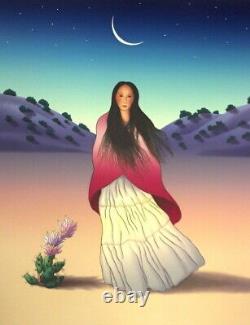RC Gorman-Luna-A Ltd Edition Lithograph-Signed & Numbered! Beautiful