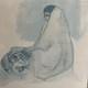 R C Gorman Signed Limited Lithograph Art Native American Navajo 1977