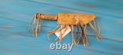 Rare Native American Navajo Handmade Indian Bone Knife (Right Side)