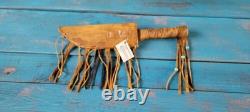 Rare Native American Navajo Handmade Indian Bone Knife (Right Side)