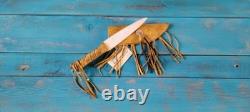 Rare Native American Navajo Handmade Indian Bone Knife (Right Side)