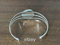 SALE! Native American Navajo Turquoise Sterling Cuff Bracelet By Raymond Yazzie