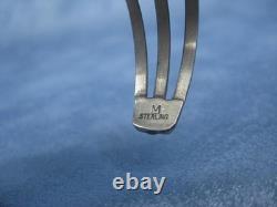 SW Native American Navajo Sterling Silver Turquoise & Coral Cuff Bracelet Signed