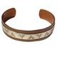 Signature Of The Soul Navajo Vintage Sterling Silver Copper Bracelet