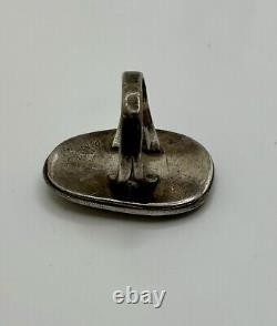 Signed Ed Kee Vintage Native American Sterling Navajo Turquoise Ring Sz 7