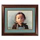 Signed Limited Edition George Molnar Native American Navajo Girl Matted & Framed
