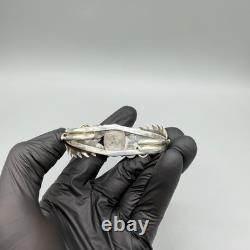 Silver 925 Native American Navajo Turquoise Cuff Bracelet Silver 925 Native American Navajo Turquoise Cuff Bracelet