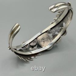 Silver 925 Native American Navajo Turquoise Cuff Bracelet