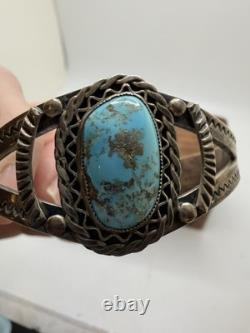 Silver and Turquoise Bracelet