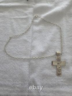 Sorrowful Mysteries Vtg Native American Navajo Sterling Necklace Roger John