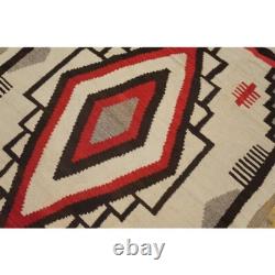 Southwest Navajo Gandao Wool Rug Handmade Native American Aztec Large Area Rug