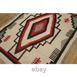Southwest Navajo Gandao Wool Rug Handmade Native American Aztec Large Area Rug