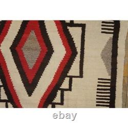 Southwest Navajo Gandao Wool Rug Handmade Native American Aztec Large Area Rug