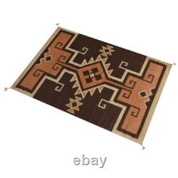 Southwest Navajo Kilim Wool Rug Handwoven Native American Style Large Area Rug