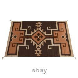 Southwest Navajo Kilim Wool Rug Handwoven Native American Style Large Area Rug