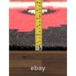 Southwest Red Navajo Ganado Rug Handmade Antique Native American Wool Large Rugs