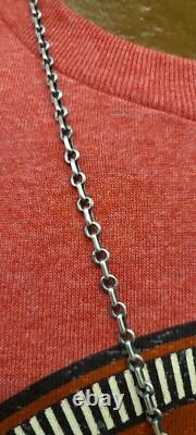 Southwestern Native American Handmade Sterling Silver Necklace Petite