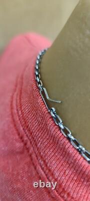Southwestern Native American Handmade Sterling Silver Necklace Petite