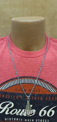 Southwestern Native American Handmade Sterling Silver Necklace Petite
