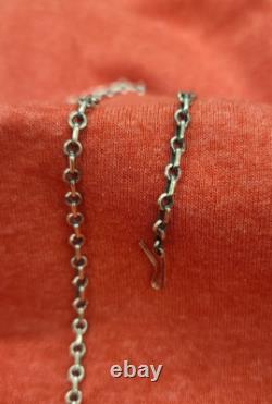 Southwestern Native American Handmade Sterling Silver Necklace Petite