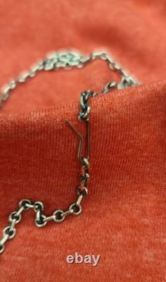 Southwestern Native American Handmade Sterling Silver Necklace Petite