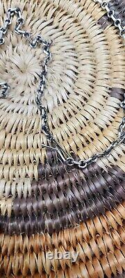 Southwestern Native American Handmade Sterling Silver Necklace Petite