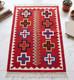 Southwestern Navajo Ganado Rug Handmade Antique Native American Wool Large Rugs