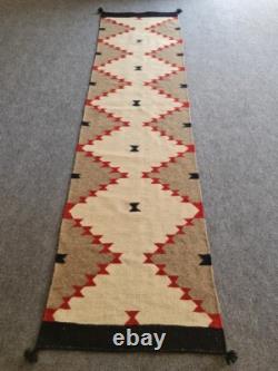 Southwestern Navajo Kilim Area Rugs Runner Native American Tribal Wool 2.6x8 ft