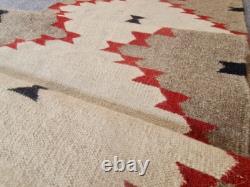 Southwestern Navajo Kilim Area Rugs Runner Native American Tribal Wool 2.6x8 ft