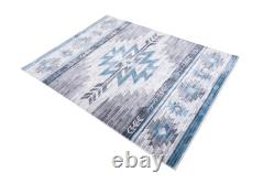 Southwestern Rug Navajo Native American Inspired Modern Faded Tribal carpet