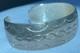 Sterling Silver Native American Navajo Ht Heber Tsosie Cuff Bracelet Ht Marking