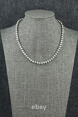 Sterling Silver Navajo Pearl Necklace 14 Bryannen Halwood