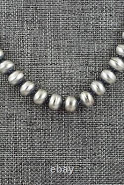Sterling Silver Navajo Pearl Necklace 18 Dorinda Mariano
