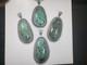 Sterling Silver Turquoise Southwest Traditional Pendant 0356