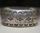 Steven Apachito Vintage Native American Navajo Sterling Silver Cuff Bracelet